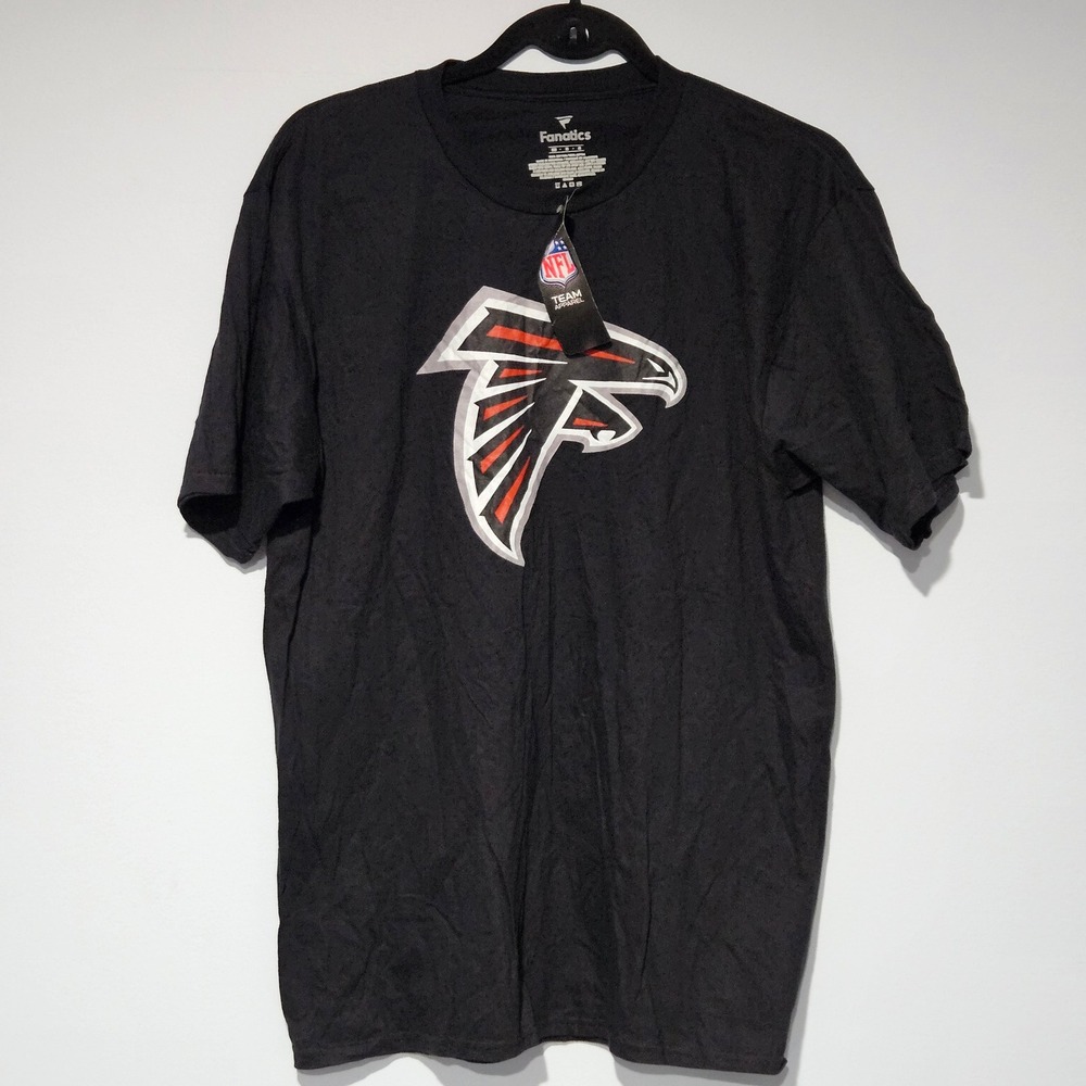 NFL Atlanta Falcons Younghoe Koo‎ #7 Fanatics Black T-Shirt Mens Size M